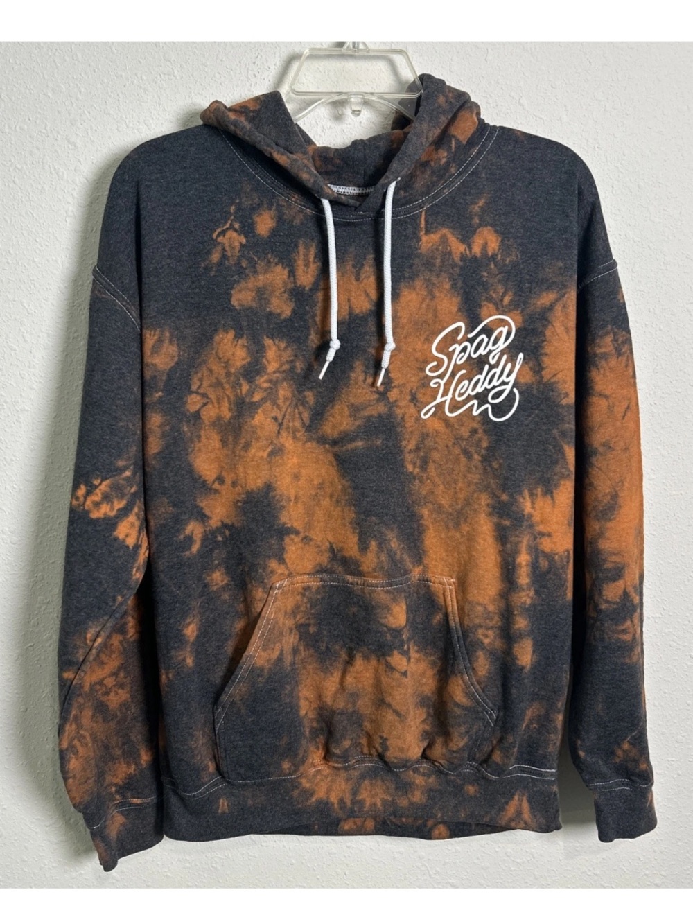 Spag Heddy Saucy Till Death Tie Dye Hoodie Sweatshirt Double Sided Adult Small